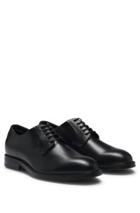 Dressletic Derbys aus Leder , Schwarz