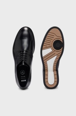 Dressletic leather Derby shoes , Black