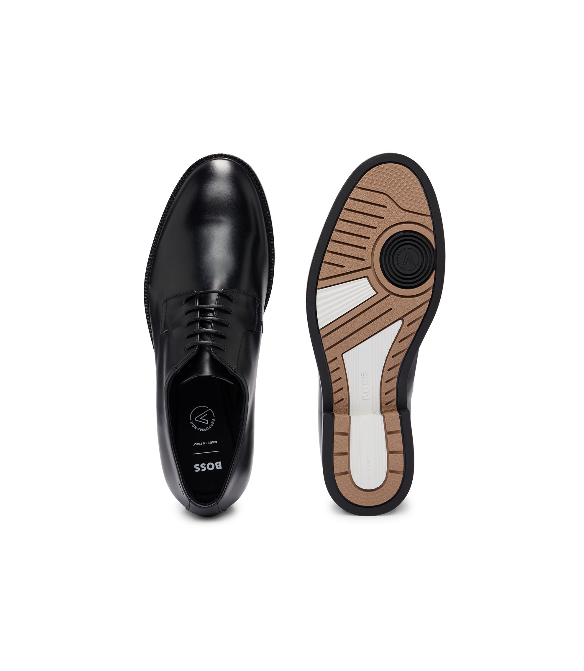 BOSS - Dressletic レザー ダービーシューズ - ブラック