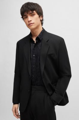 Elegant Black Suits for Men by HUGO BOSS Designer Menswear