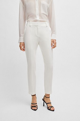 OEM Straight-Leg Pants Women's White-Collar Formal Dress Pants Ol Plaid  Pants Slim-Fit Women's Pants - China Women's Trousers and Casual Pants  price