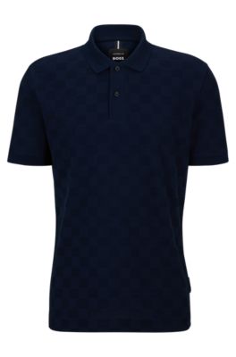 BOSS - Porsche x BOSS Poloshirt aus merzerisierter Baumwolle mit  