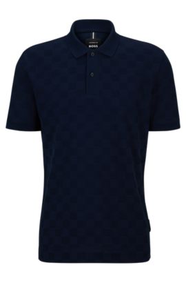 Louis Vuitton Blue Cotton Damier Pocket Detail Polo T-Shirt S