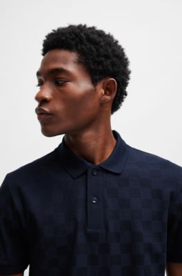 BOSS - Porsche x BOSS Poloshirt aus merzerisierter Baumwolle mit  