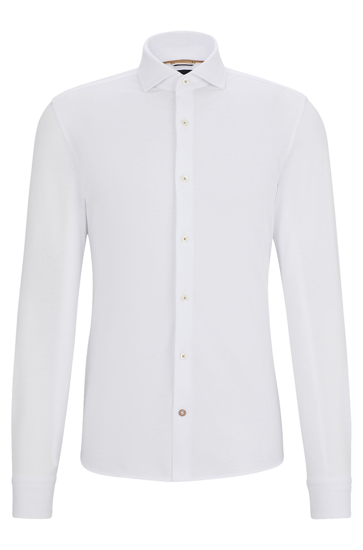 HUGO BOSS - Jolie chemise blanc / beige - Taille 15,45 / 40 - TRES