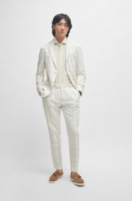 BOSS - カジュアルフィット ロングスリーブシャツ コットンジャージー 