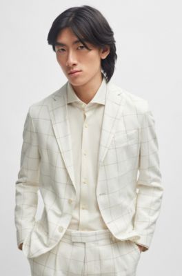 BOSS - カジュアルフィット ロングスリーブシャツ コットンジャージー 