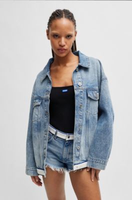 Oversized Cotton Denim Jacket