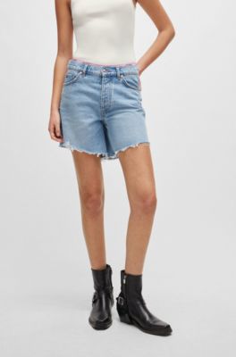 Boys Blue Regular Fit Shorts main image 0