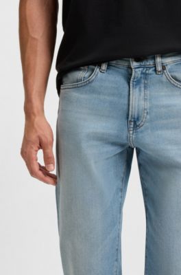 Maine regular-fit jeans in blue comfort-stretch denim, Blue