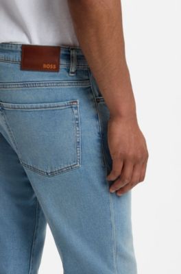 Maine regular-fit jeans in blue comfort-stretch denim, Blue