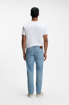 Maine regular-fit jeans in blue comfort-stretch denim, Blue