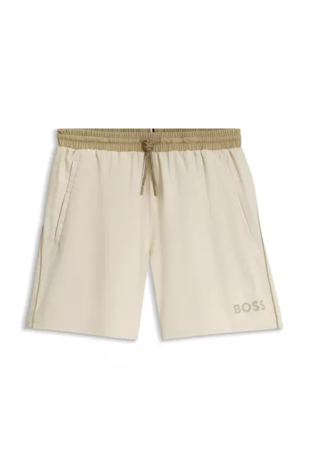 Short de bain à logo
