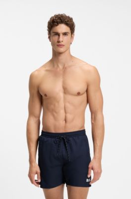 Logo-Badeshorts, Dunkelblau