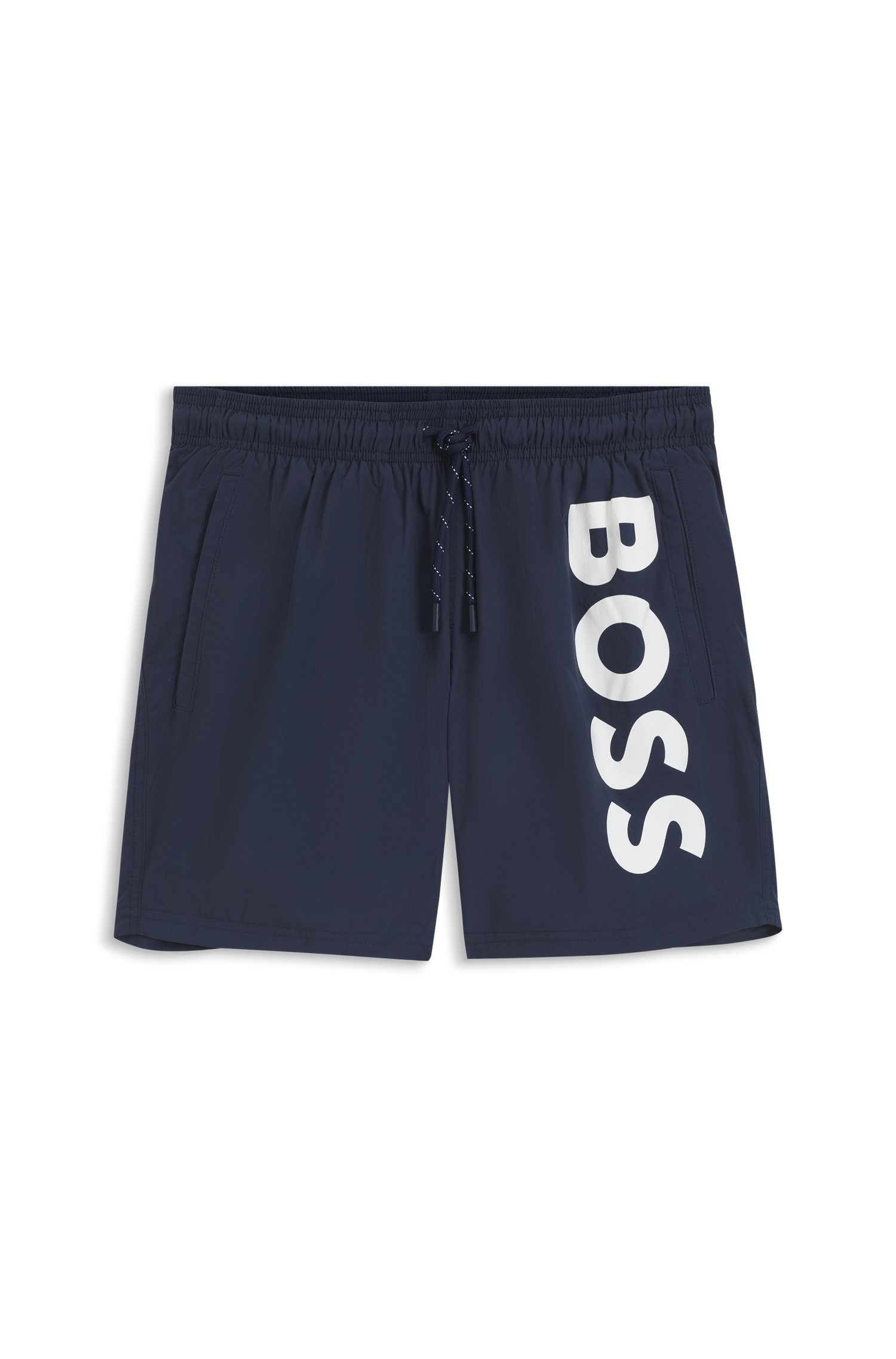 Boss Quick-drying swim shorts with printed logo herr – bild 3