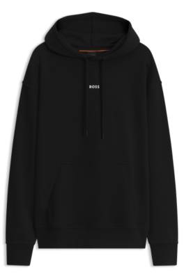 Cotton-terry hoodie with logo print 4