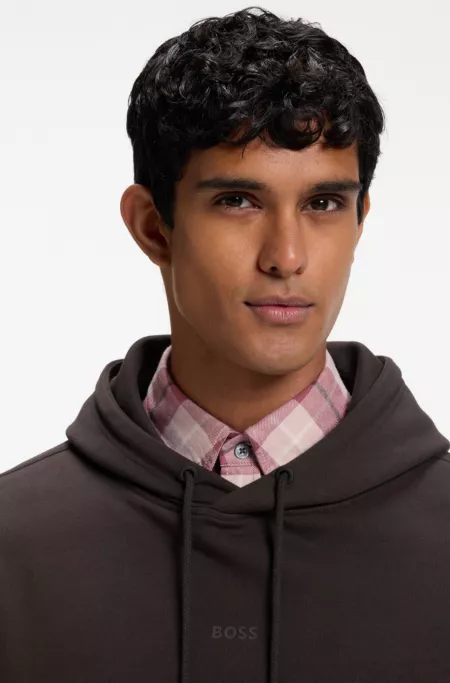 Hoodie aus Baumwoll-Terry mit Logo-Print
