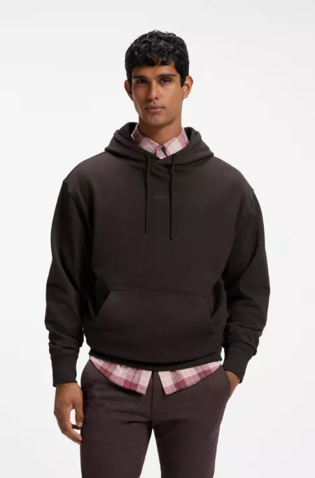 Hoodie aus Baumwoll-Terry mit Logo-Print