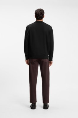 Boss Cotton-terry sweatshirt with logo print herr – bild 3