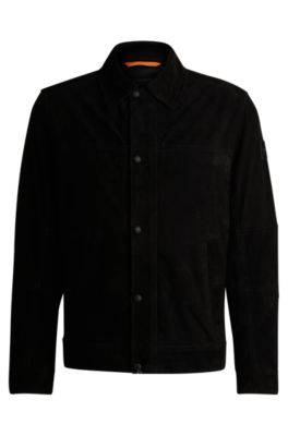 Hugo boss suede jacket best sale