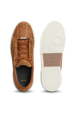 Chaussures Femme Joseph Abboud Escarpins Suédé Marron Sable - Occasion, Talon Haut, Taille 10