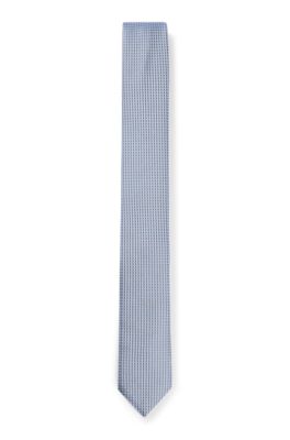 HUGO - Silk-blend tie with jacquard pattern