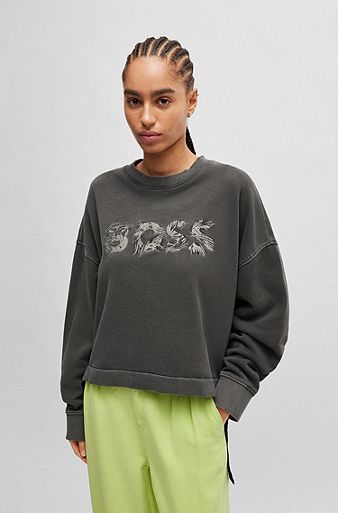 Best Grey Sweatshirts for Women by HUGO BOSS