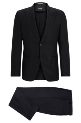 Elegant Black Business Suits for Men by HUGO BOSS | Designer Menswear