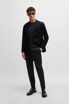 Elegant Black Mix Match Suits for Men by HUGO BOSS Designer