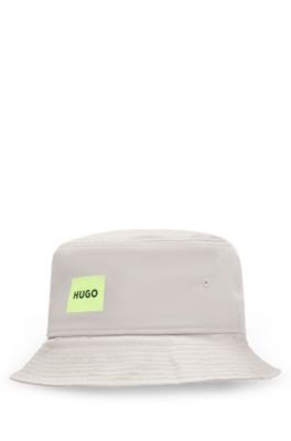 BOSS Kidswear embroidered-logo bucket hat - White