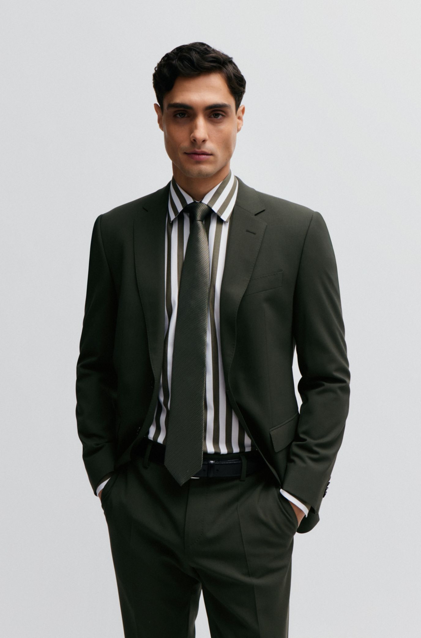 Hugo boss on sale green tie