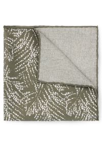 Pocket square in pure silk with digital print, Light Green