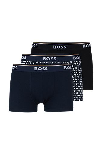 BOSS essential trunk 3-pack, BOSS, Shop Men's Underwear Multi-Packs  Online