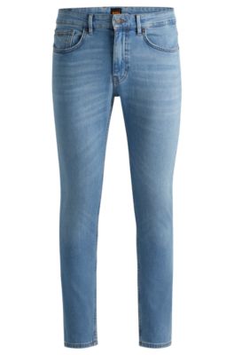 BOSS - Slim-fit jeans in blue comfort-stretch denim