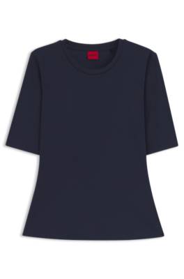 Slim-fit T-shirt in cotton, modal and stretch 1