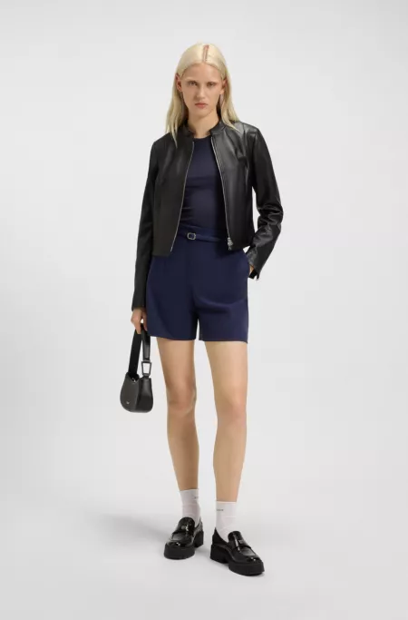 Slim-fit T-shirt in cotton, modal and stretch