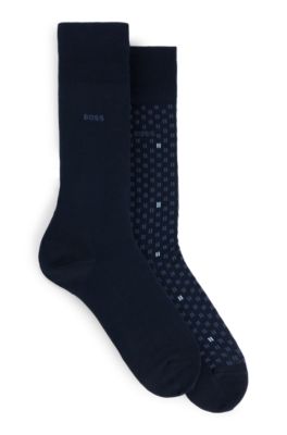 BOSS - Two-pack of regular-length socks in a cotton blend