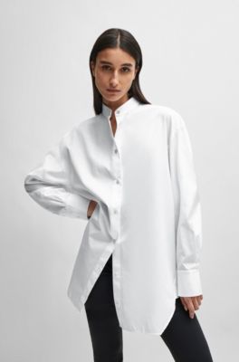 women's white cotton blouses