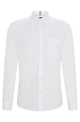 Hugo boss white on sale jilias oxford shirt