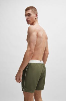 Bañador Para Hombre, Antivergüenza, Holgado, De Secado Rápido, Conjunto De Traje De Baño Tipo
