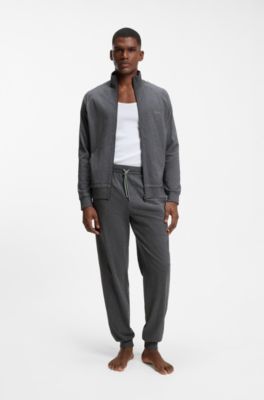 Cuffed tracksuit bottoms, Dark Grey