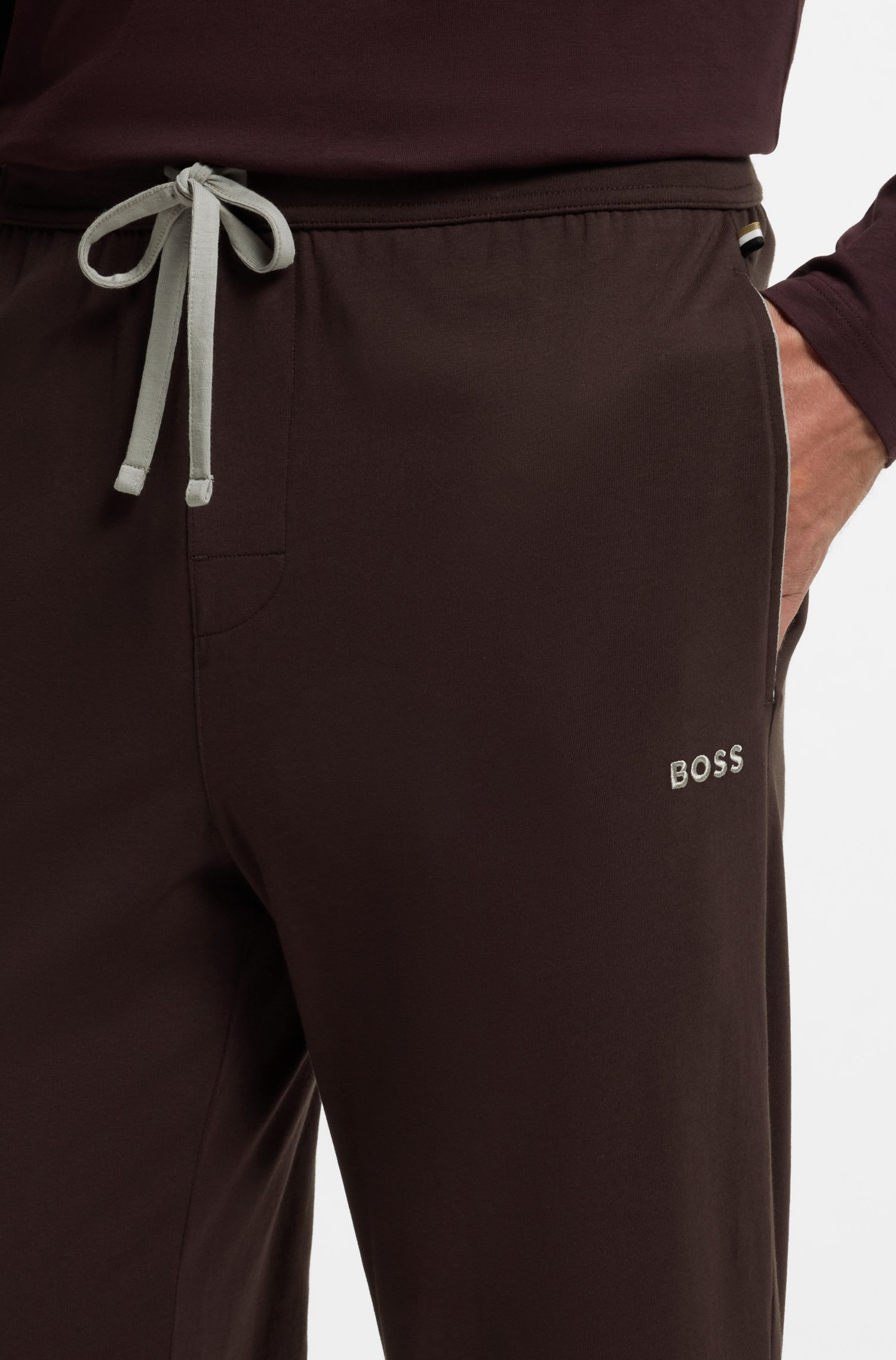 Boss Cuffed tracksuit bottoms pyjamas & nattlinnen herr – bild 3