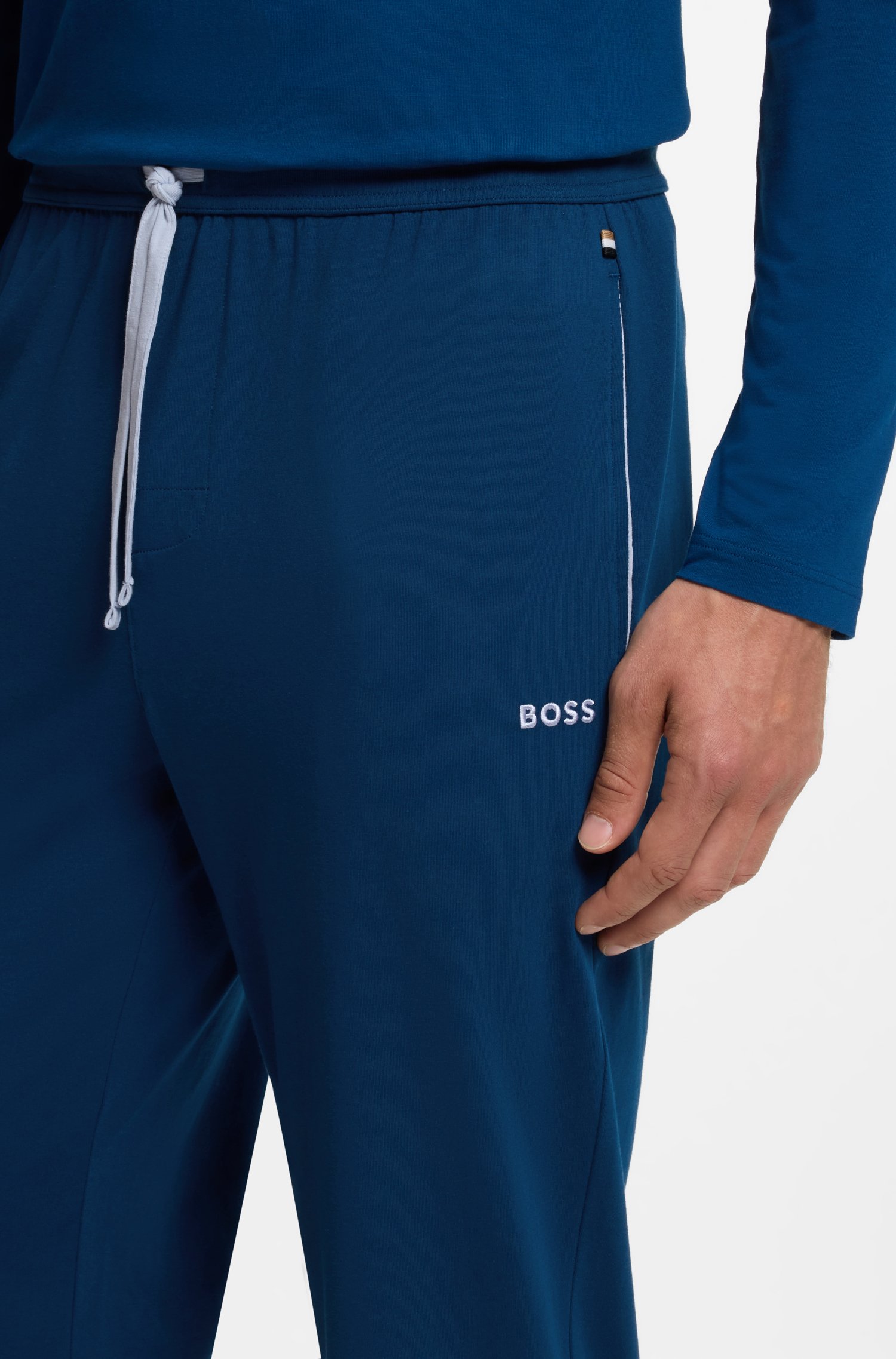 Boss Cuffed tracksuit bottoms pyjamas & nattlinnen herr – bild 3