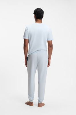 Cuffed tracksuit bottoms, Light Blue