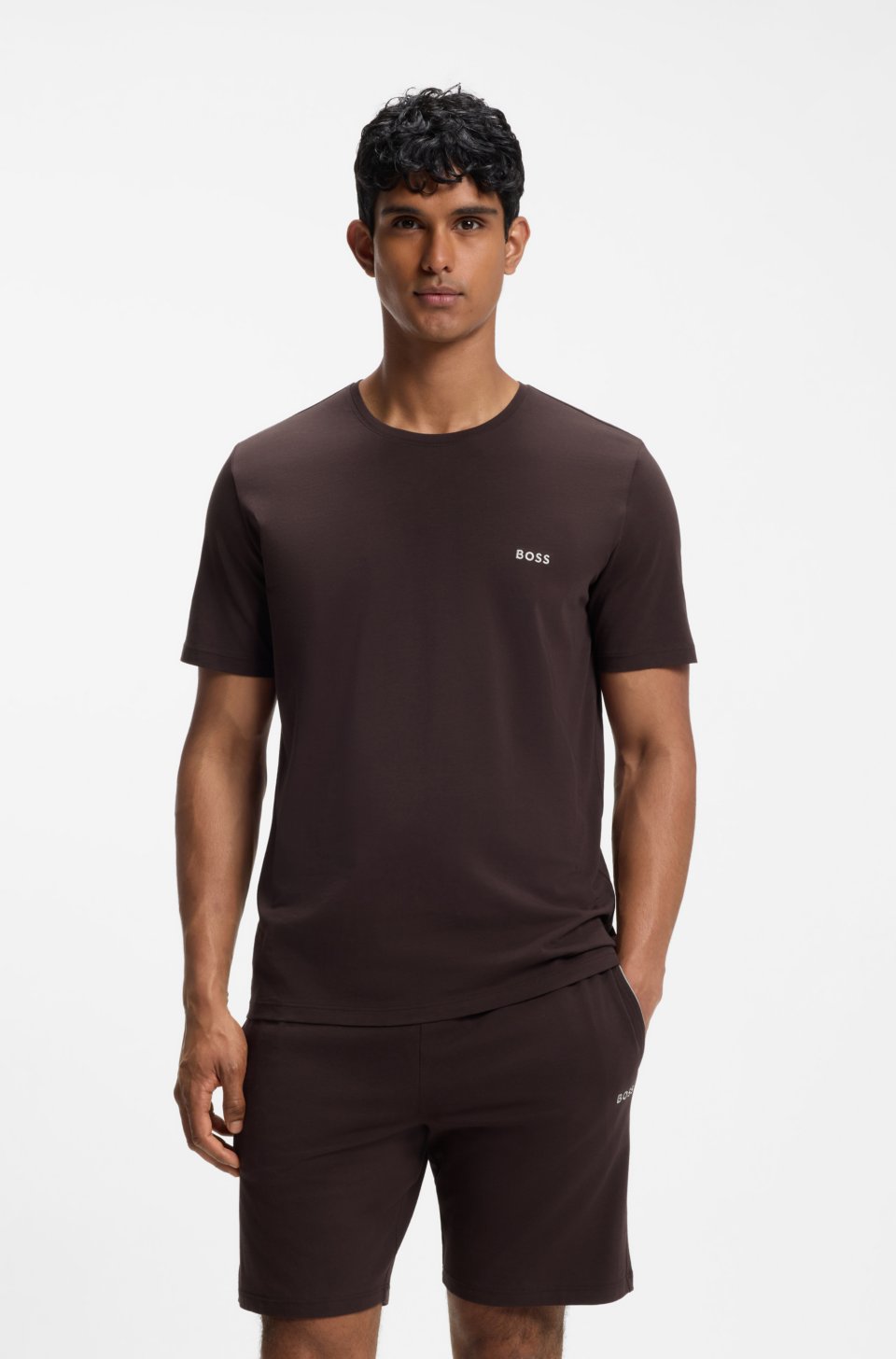 Stretch-cotton T-shirt