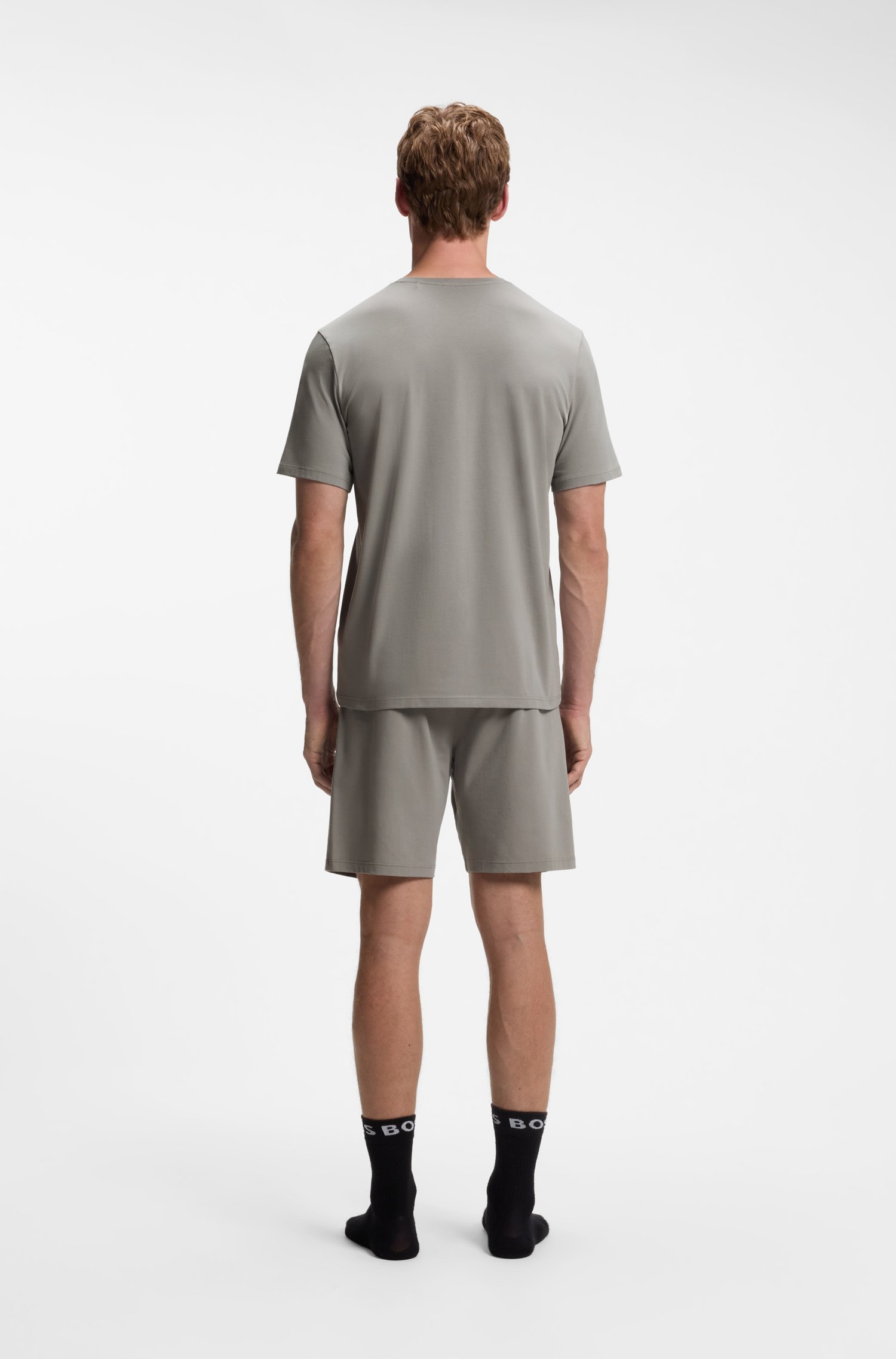 Boss Stretch-cotton T-shirt herr – bild 2