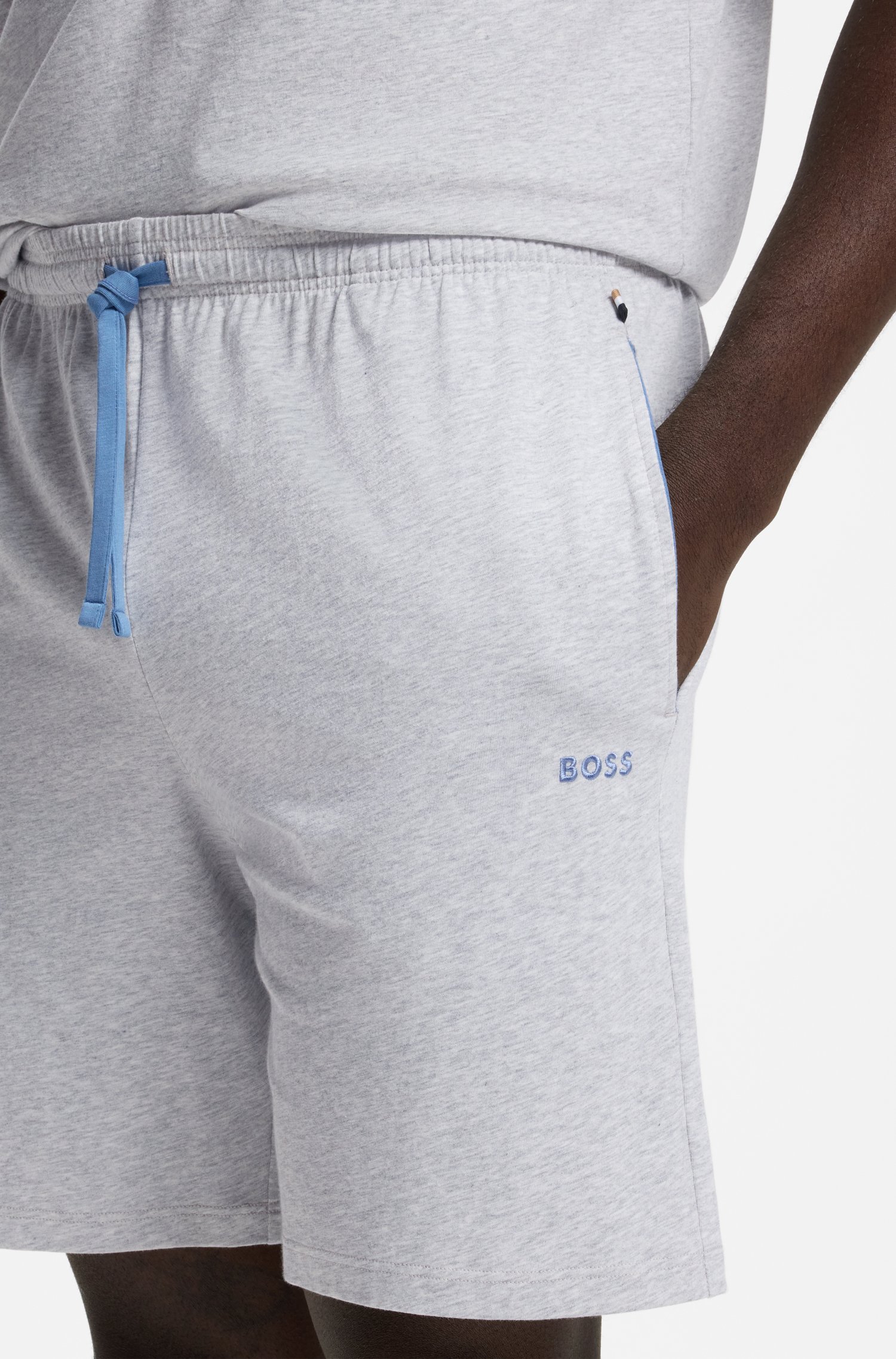 Boss Stretch-cotton shorts herr – bild 3