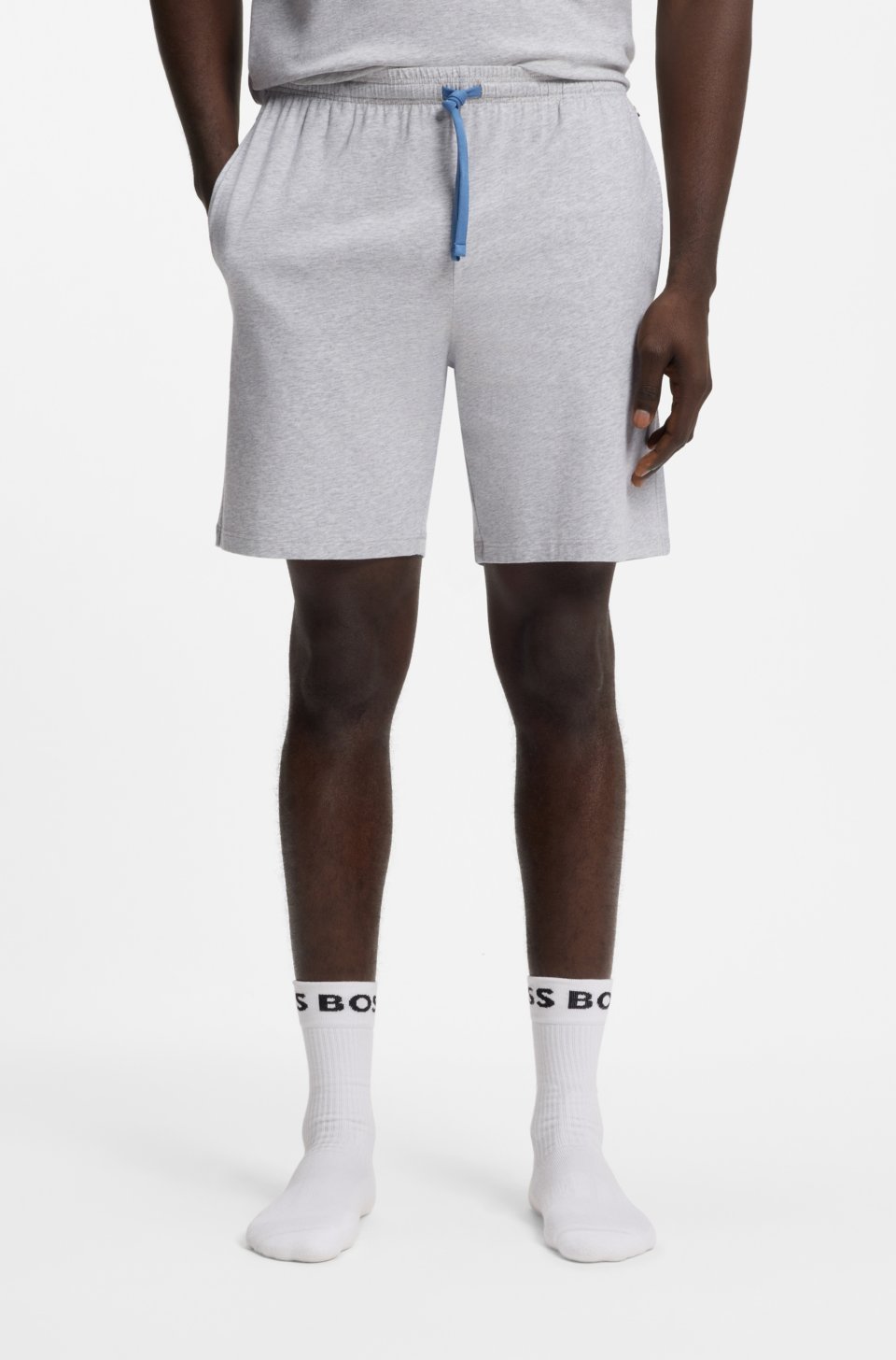 Stretch-cotton shorts