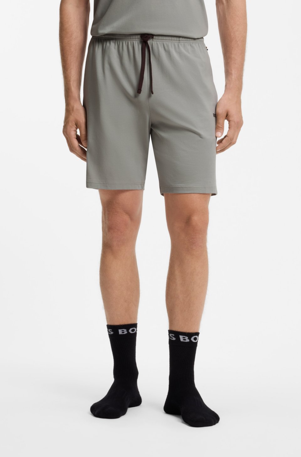 Stretch-cotton shorts