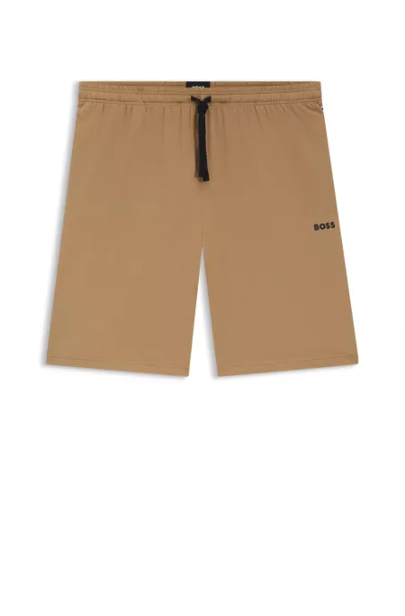 Stretch-cotton shorts